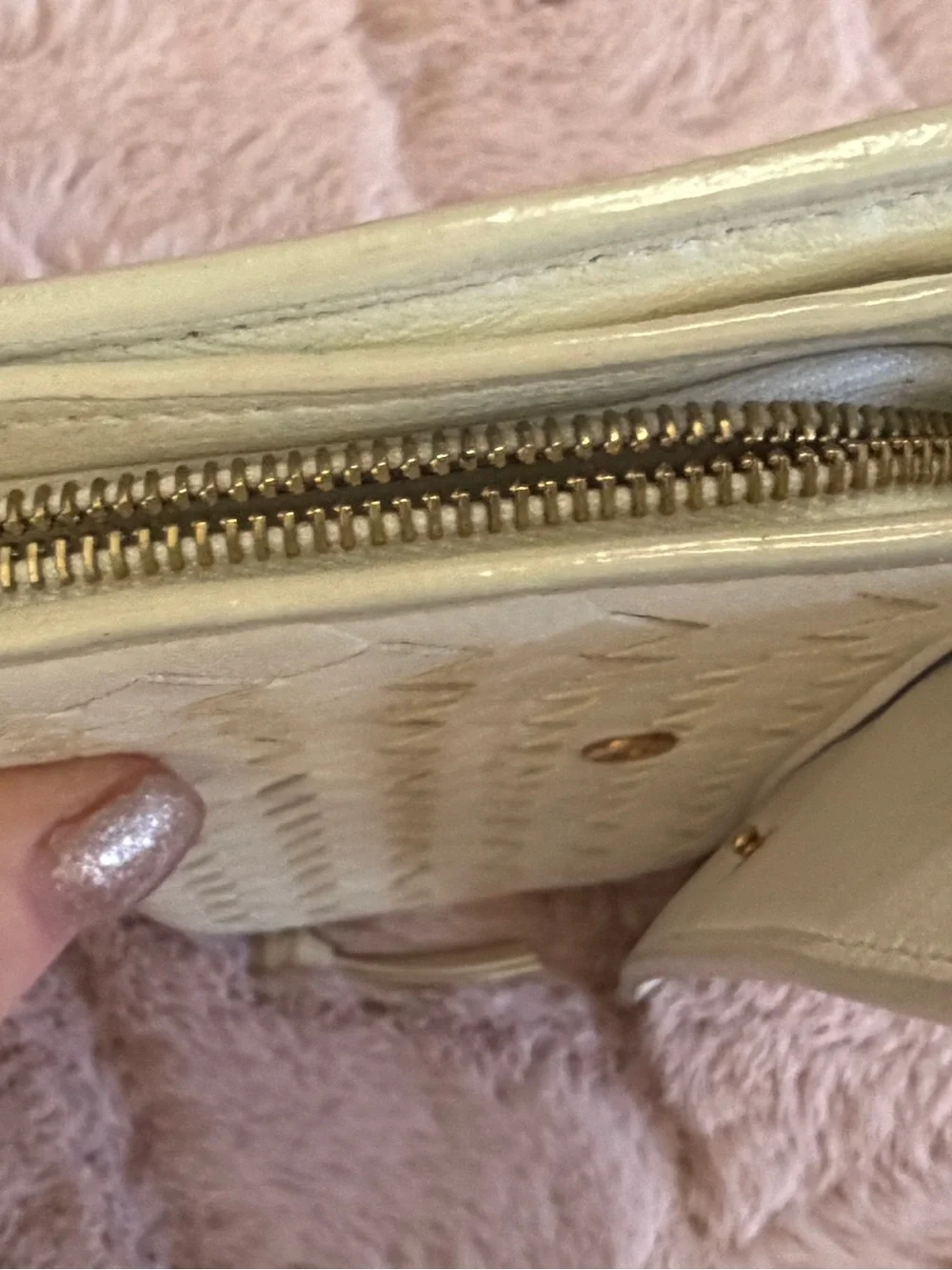 Bottega Veneta Cream Intrecciato Leather Fold-Over Wallet